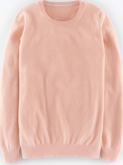 Boden, 1669[^]35068568 Cashmere Crew Neck Jumper Pink Boden, Pink