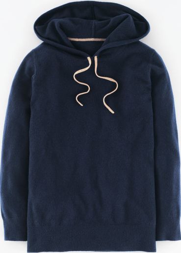 Boden, 1669[^]35198589 Cashmere Hoody Blue Boden, Blue 35198589