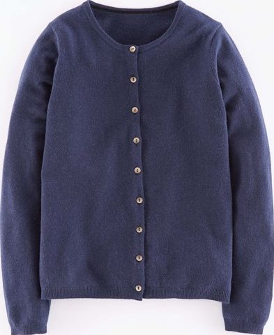 Boden, 1669[^]35261981 Cashmere Rib Hem Cardigan Blue Boden, Blue