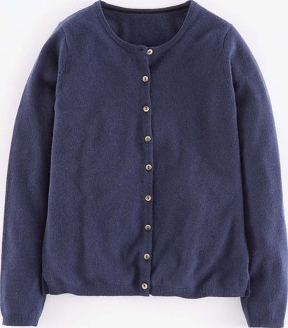 Boden, 1669[^]35261809 Cashmere Split Hem Cardigan Blue Boden, Blue