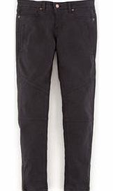 Boden Casual Zip Jeans, Black,Denim,Faded Fatigue