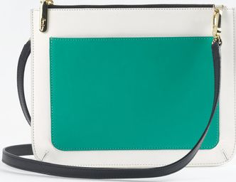 Boden, 1669[^]35050665 Chancery Clutch Ivory/Viridian Boden,