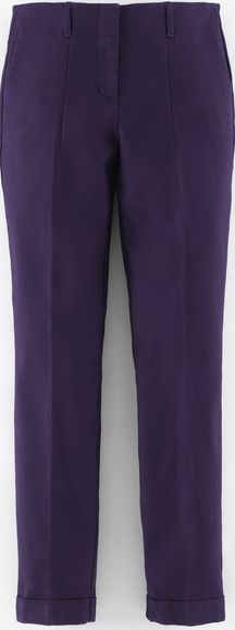 Boden, 1669[^]35135920 Chelsea Turn-Up Trousers Deep Purple Boden, Deep