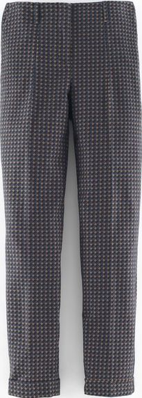 Boden, 1669[^]35163724 Chelsea Turn-Up Trousers Praline Tile Print