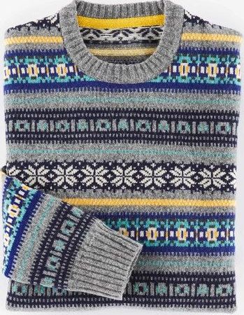 Boden, 1669[^]34926790 Classic Fair Isle Crew Jumper Multi Fair Isle