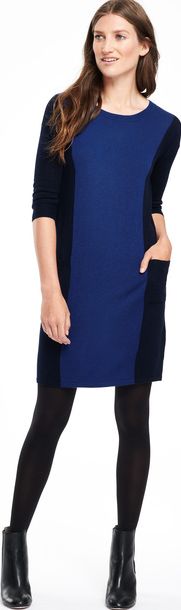 Boden, 1669[^]35215201 Colourblock Tunic Party Dress Navy/Lapis Boden,