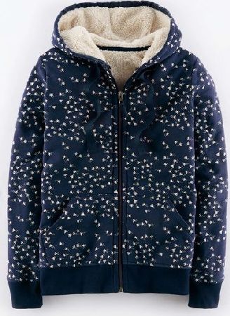 Boden, 1669[^]35016997 Cosy Hoody Navy Footprints Boden, Navy