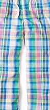 Boden Cotton Poplin Pull-ons, Ecru Check 34495598