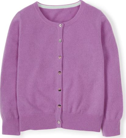 Boden, 1669[^]34697805 Cropped Cashmere Cardigan Purple Boden, Purple