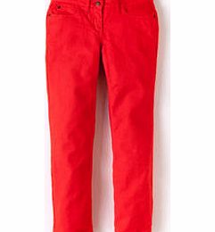 Boden Cropped Jeans, Denim,White,Hot Fuchsia,Marigold