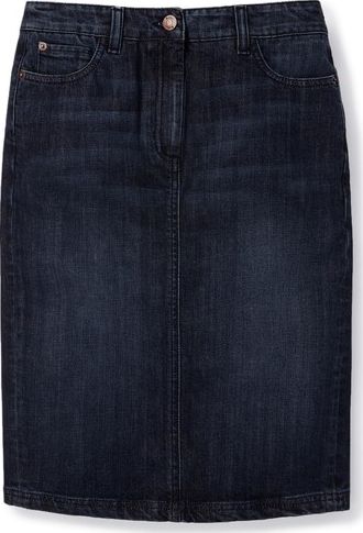 Boden, 1669[^]34508887 Denim Pocket Pencil Blue Boden, Blue 34508887