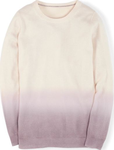 Boden, 1669[^]34722314 Dip Dye Cashmere Jumper Grey Boden, Grey 34722314