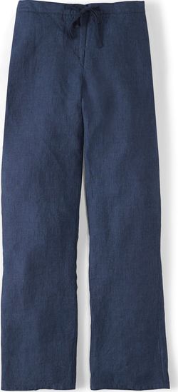 Boden, 1669[^]34827493 Drawstring Linen Trouser Blue Boden, Blue 34827493