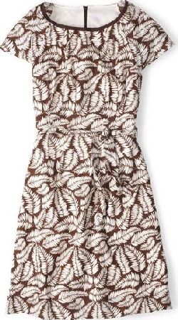 Boden, 1669[^]34790600 Easy Day Dress Brown Boden, Brown 34790600