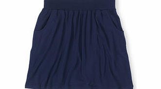 Boden Easy Jersey Skirt, Blue,Ceramic Blue