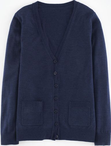 Boden, 1669[^]35049782 Easy Merino Silk Cardigan Blue Boden, Blue