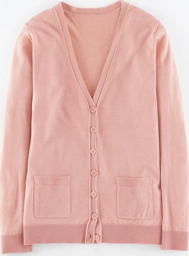 Boden, 1669[^]35050434 Easy Merino Silk Cardigan Pink Boden, Pink