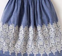 Boden Emily Skirt, Blue Chambray 34079509