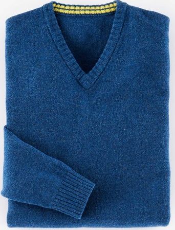 Boden, 1669[^]34921981 Everyday V-Neck Jumper Blue Ribbon Boden, Blue