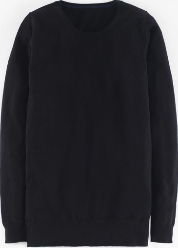 Boden, 1669[^]35060623 Favourite Relaxed Crew Neck Black Boden, Black