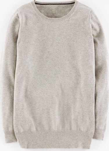 Boden, 1669[^]35060912 Favourite Relaxed Crew Neck Grey Melange Sparkle