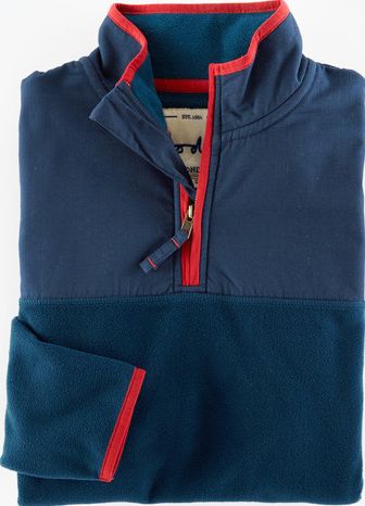 Boden, 1669[^]34940445 Fleece Half Zip Dark Marine Boden, Dark Marine