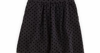 Boden Flock Spot Ponte Skirt, Black,Blue 34410753