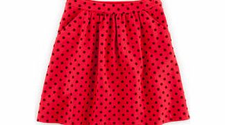 Boden Flock Spot Ponte Skirt, Blue,Black,Red 34432666