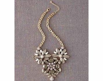 Flowerburst Necklace, Pewter  Ivory 33783184