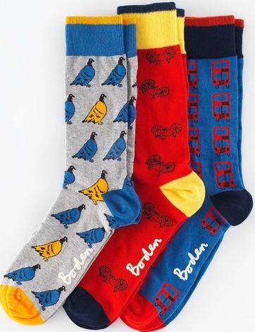 Boden, 1669[^]35227107 Fun Socks Fun Intarsia Pack Boden, Fun Intarsia