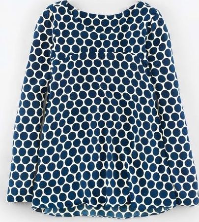 Boden, 1669[^]35045376 Groovy Swing Top Navy Spot Boden, Navy Spot