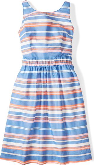 Boden, 1669[^]34855361 Hattie Dress Forget-Me-Not Multi Stripe Boden,