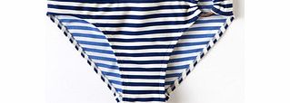 Boden Hoop Detail Bikini Bottom, Light Navy/Ivory