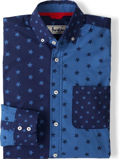 Boden, 1669[^]34493072 Hotchpotch Shirt Navy/Sail Blue Stars Boden,