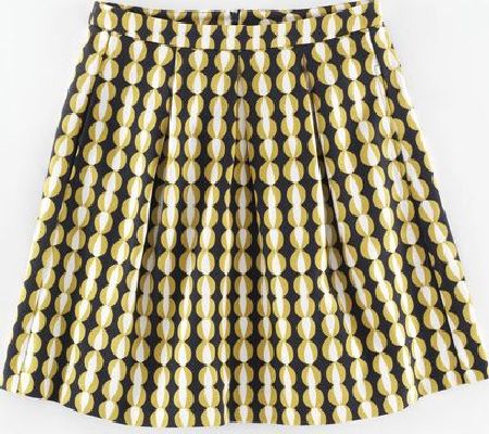 Boden Isabella Ponte Skirt Soft Lime Geo Spot Boden,