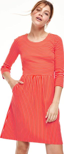 Boden, 1669[^]35060433 Janie Party Dress Orange Red/Ivory Boden, Orange