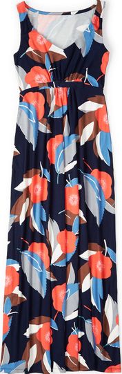 Boden, 1669[^]34621748 Jersey Maxi Dress Navy Resort Floral Boden, Navy