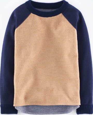 Boden, 1669[^]35201144 Katie Jumper Caramel Melange/Navy/Grey Boden,