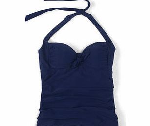 Boden Knot Front Tankini Top, Sailor Blue,Lotus