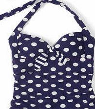 Boden Knot Front Tankini Top, Sailor Blue Spot 34567909