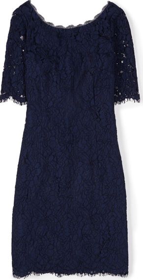 Boden, 1669[^]34733675 Lace Tunic Dress Blue Boden, Blue 34733675