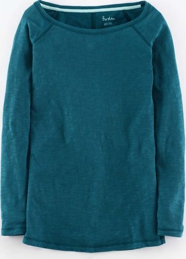 Boden, 1669[^]35113968 Lightweight Baseball Tee Green Boden, Green