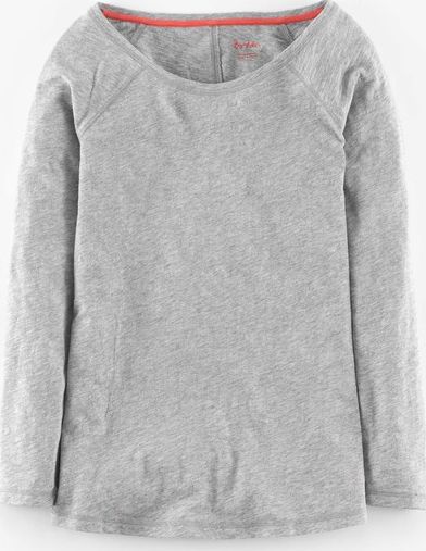 Boden, 1669[^]35003144 Lightweight Baseball Tee Grey Boden, Grey 35003144