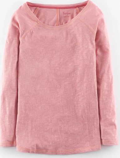 Boden, 1669[^]35003573 Lightweight Baseball Tee Old Rose Boden, Old