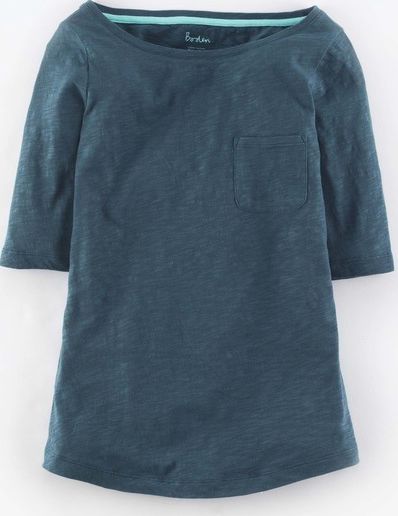 Boden, 1669[^]35002310 Lightweight Boatneck Green Boden, Green 35002310