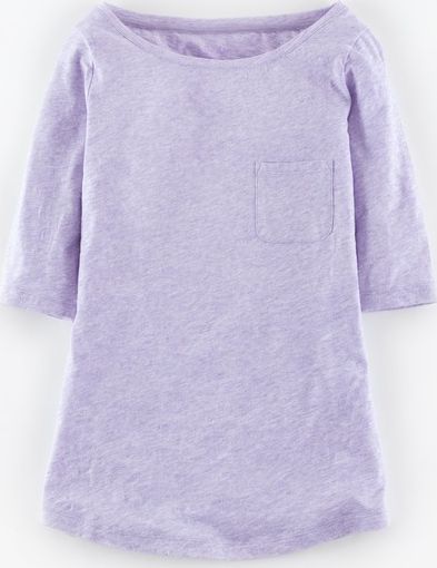 Boden, 1669[^]35001775 Lightweight Boatneck Lilac Marl Boden, Lilac