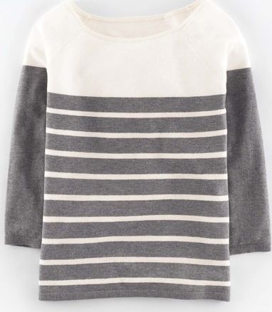 Boden, 1669[^]35063411 Lightweight Striped Jumper Blue Boden, Blue