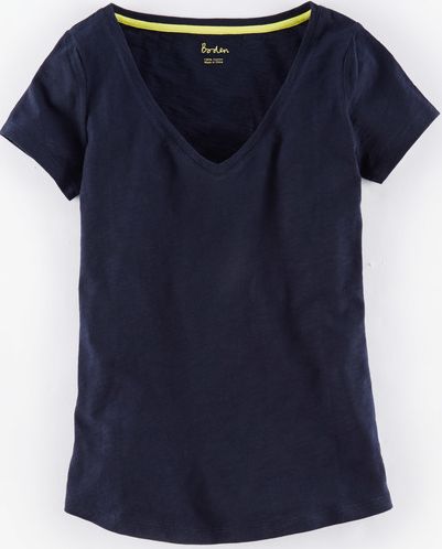 Boden, 1669[^]34677591 Lightweight V-neck Blue Boden, Blue 34677591