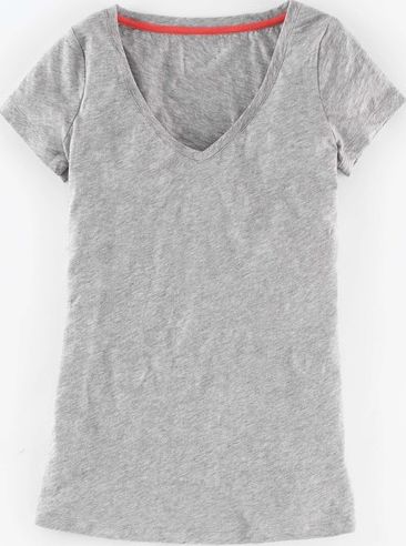 Boden, 1669[^]35231802 Long Lightweight V-neck Grey Boden, Grey 35231802