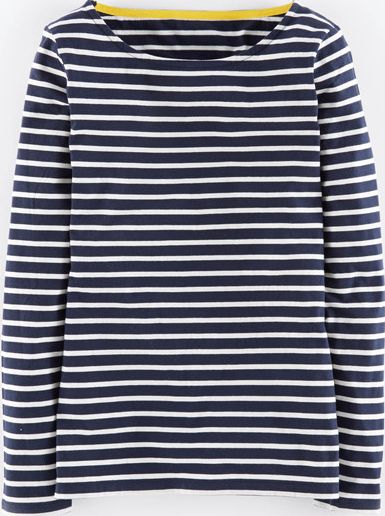 Boden, 1669[^]33985482 Long Sleeve Breton Navy Boden, Navy 33985482